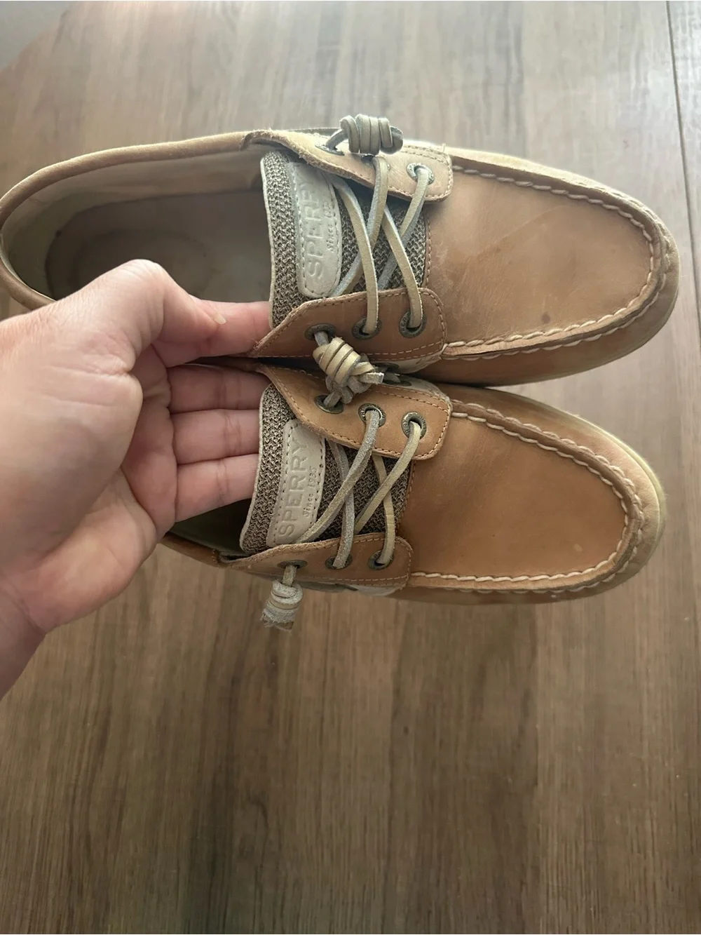 Sperry Men’s Classic Tan Leather 2-Eye Boat Shoes